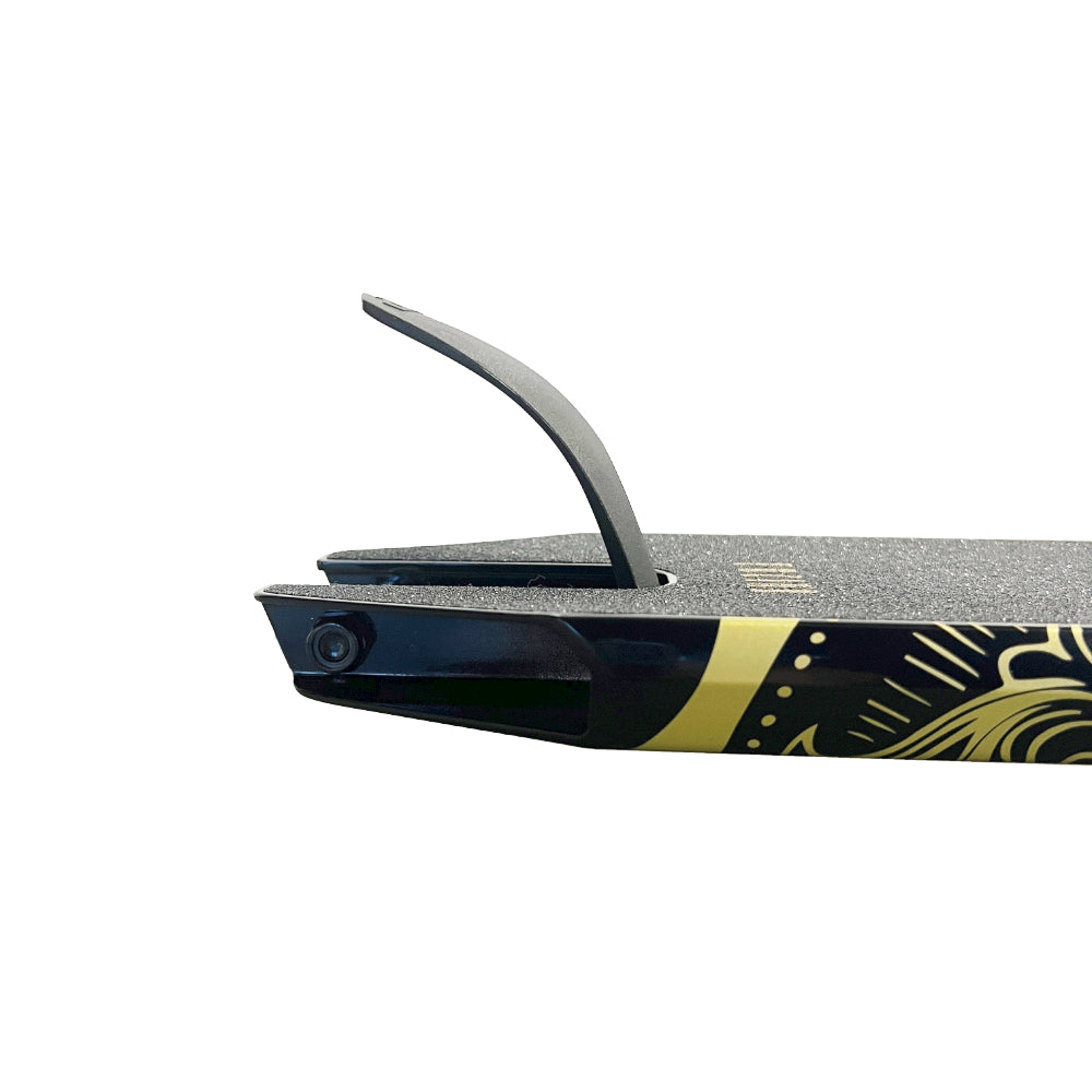 Fuzion Entropy 2.0 Prophecy Gold Park Freestyle Scooter Deck Nylon Brake