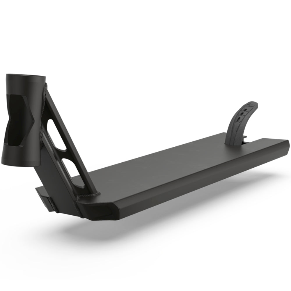 Fuzion Entropy Boxed Black - Scooter Deck Left Angle Front