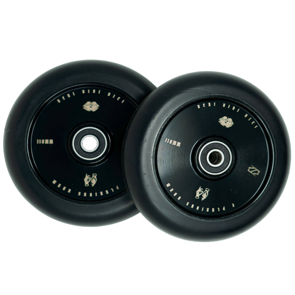 Fuzion Z-Series Hollowcore 110mm Freestyle Scooter Wheels Pair 