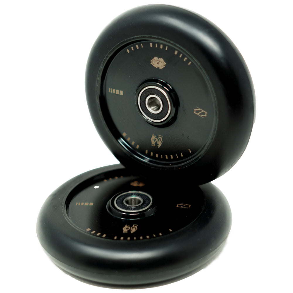 Fuzion Z-Series Hollowcore 110mm Freestyle Scooter Wheels Pair Stacked