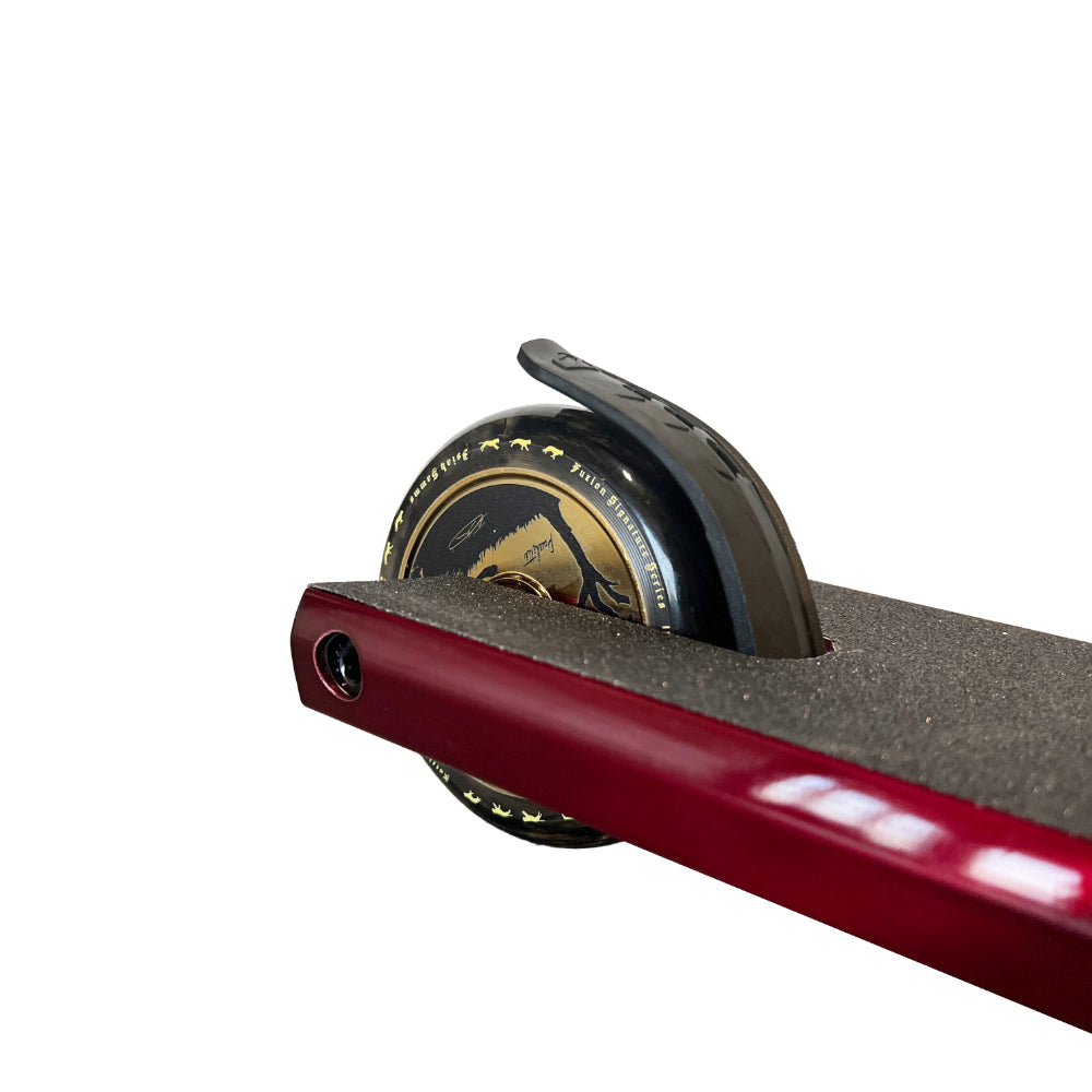 Fuzion Z350 Hybrid Concept Scooter Complete Burgundy Gold Back Boxed Deck