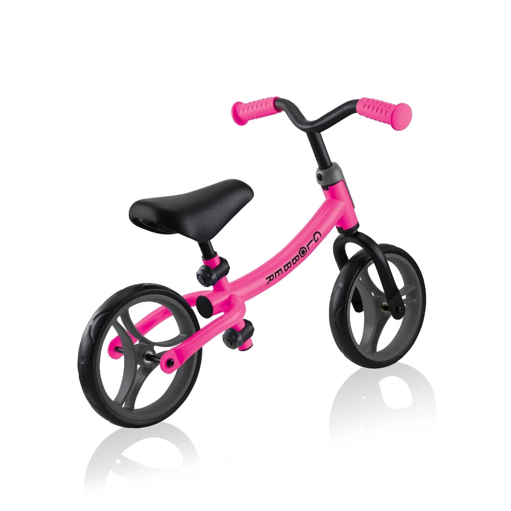 Globber Go Bike Balance Bike Neon Pink Back