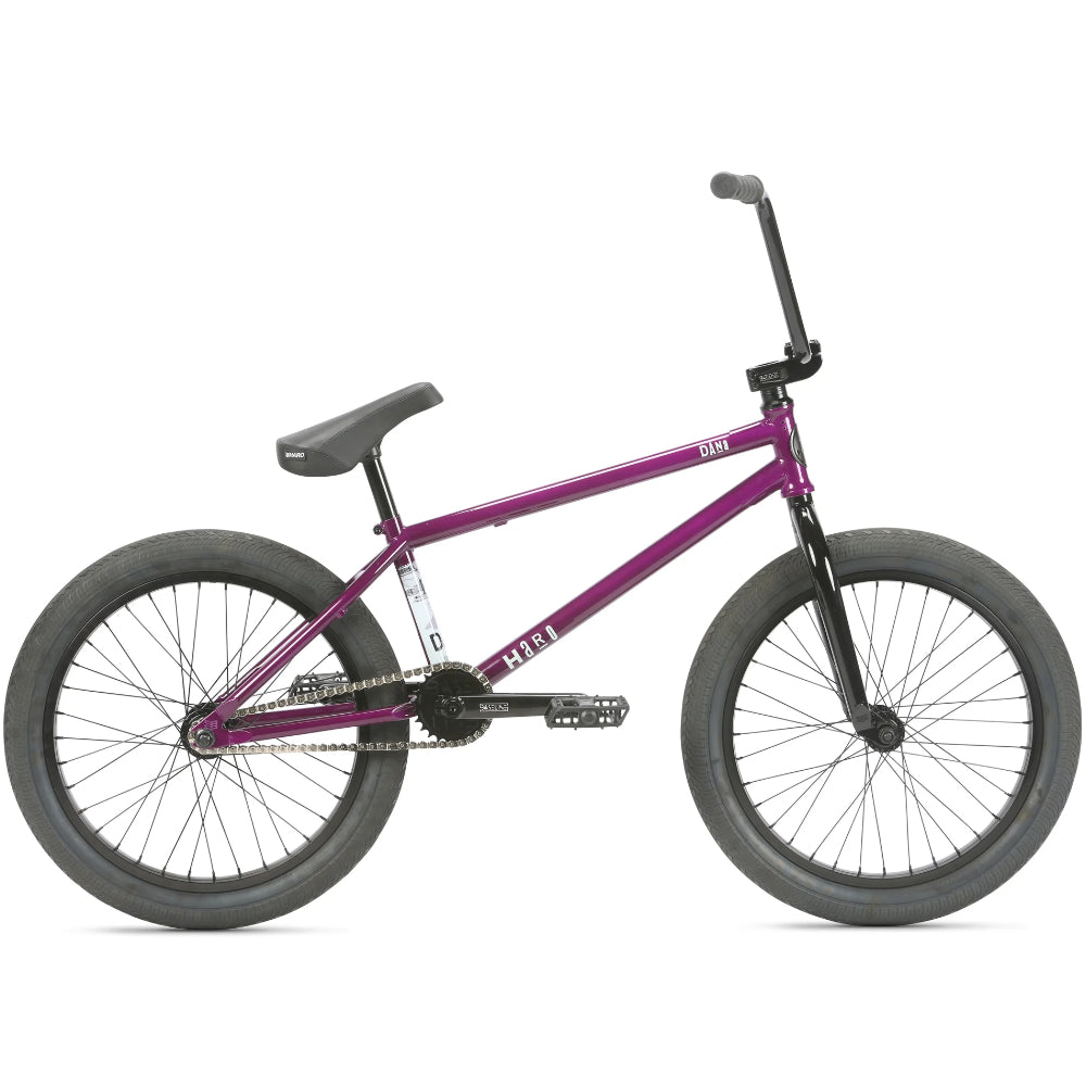 Haro Dana Purple 20in BMX Complete Side View