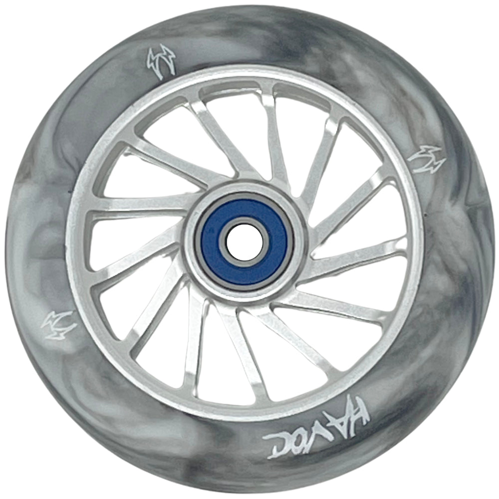 Havoc Descendant 110mm Scooter Wheels Grey White