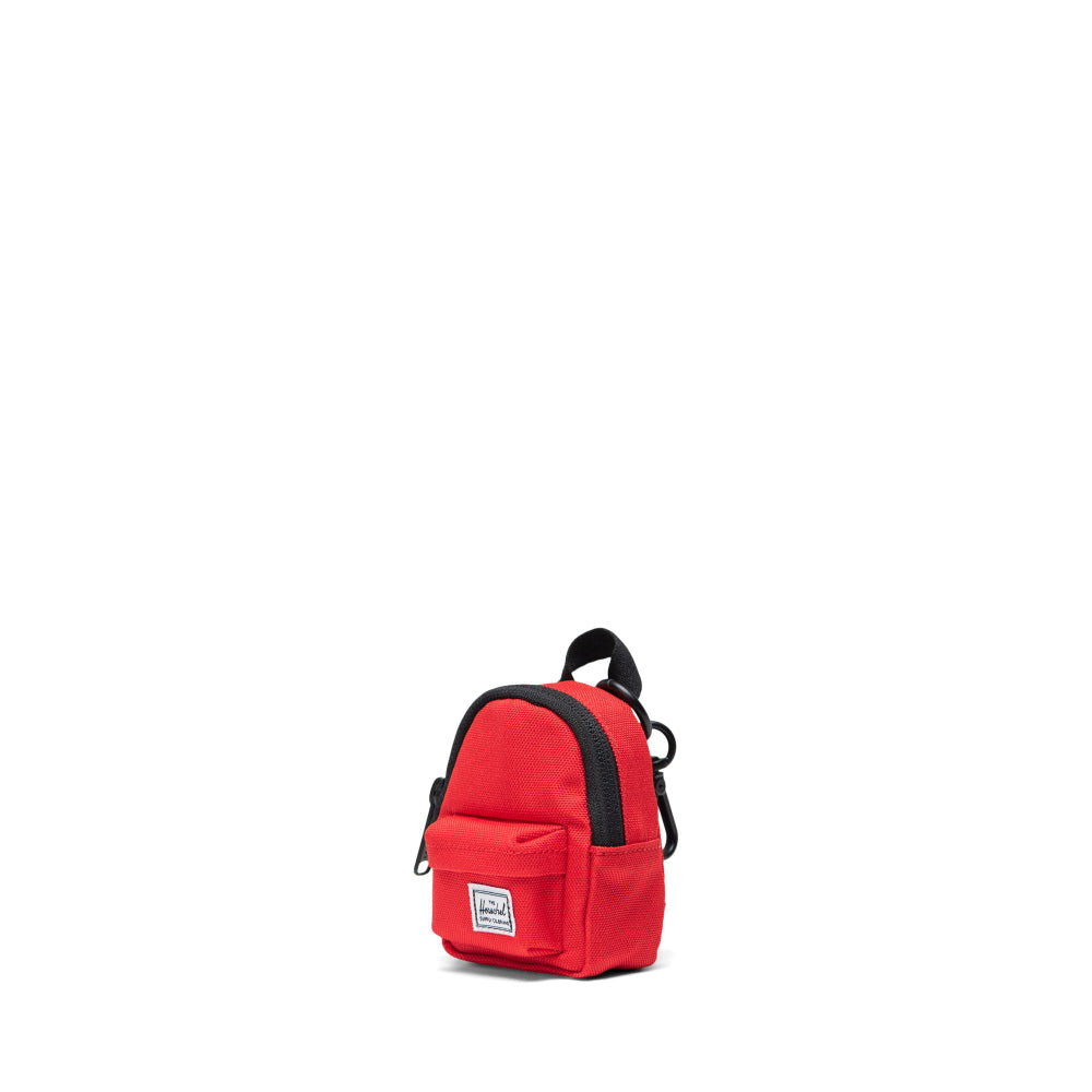 Herschel Classic Backpack Bag Charm Bright Red Angle View