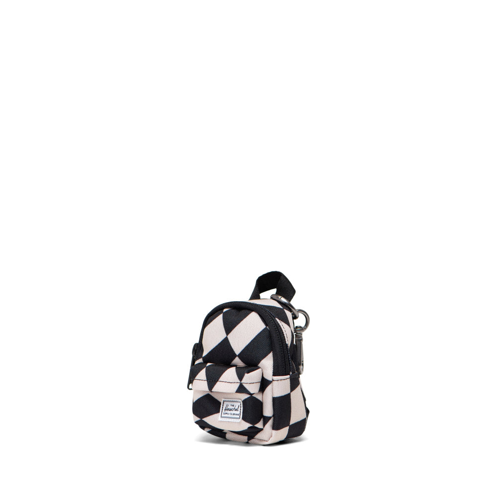 Herschel Classic Backpack Bag Charm Color Warped Checker Angle View