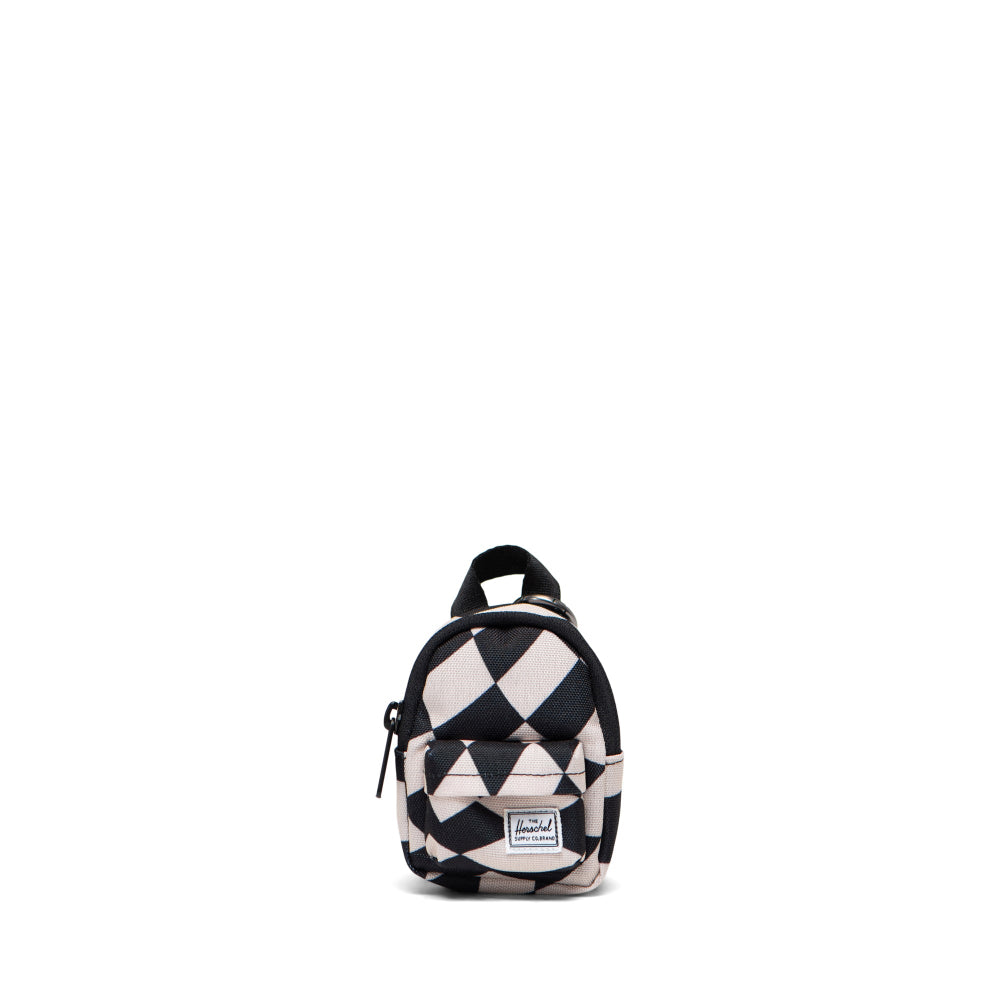 Herschel Classic Backpack Bag Charm Color Warped Checker Front