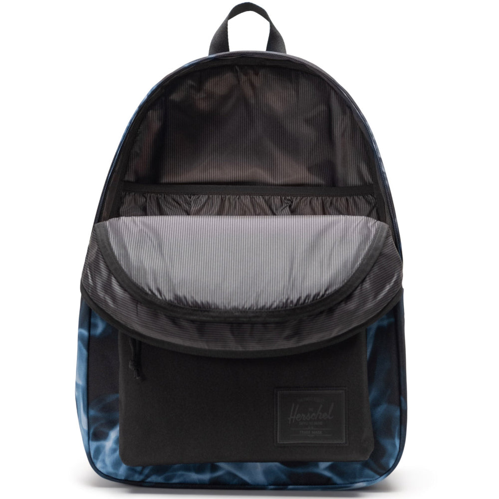 Herschel Classic XL Backpack 30L Flames Blue Opened