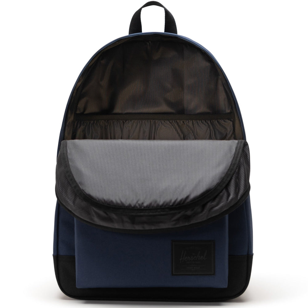 Herschel Classic XL Backpack 30L Varsity Navy Opened