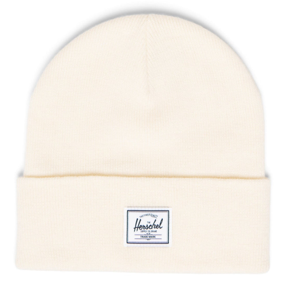 Herschel Elmer Beanie Vintage White Front View