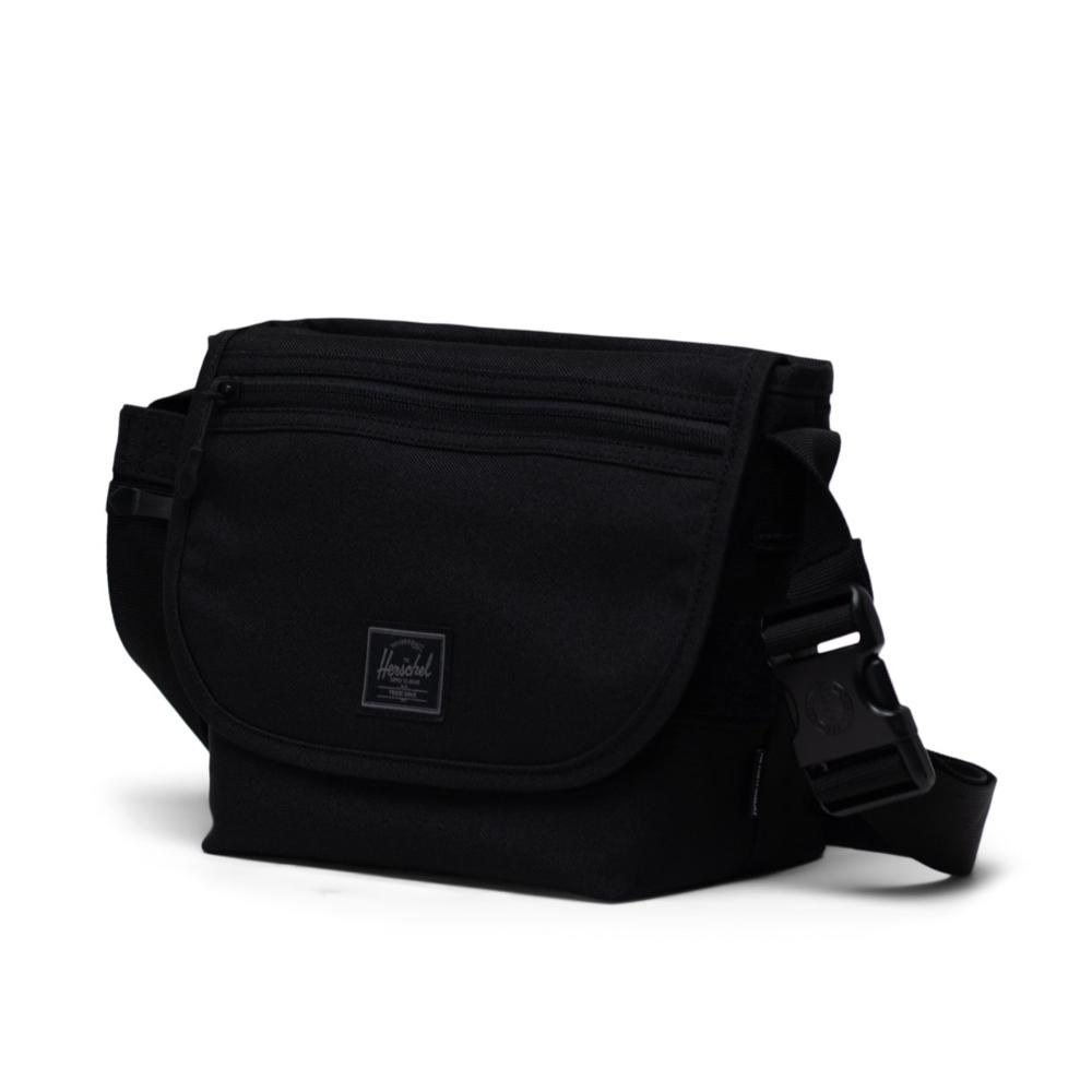 Herschel Grade Mini Crossbody Bag Black Tonal Angle View