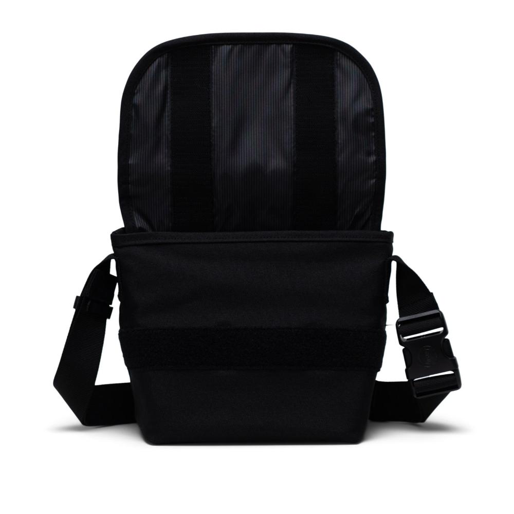 Herschel Grade Mini Crossbody Bag Black Tonal Opened