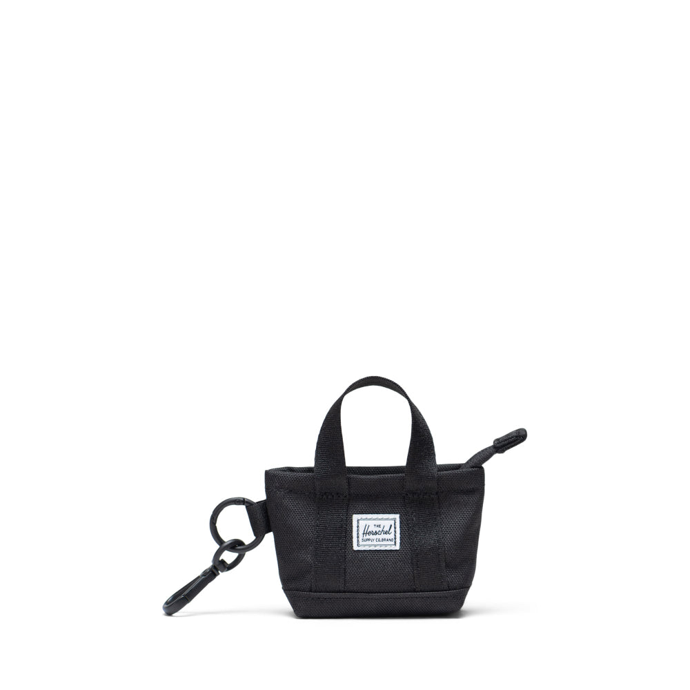 Herschel Heritage Tote Bag Charm Black Front