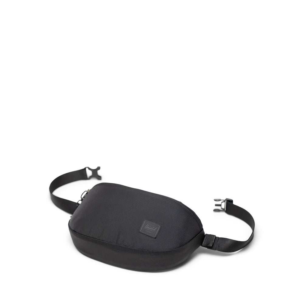 Herschel Kaine Hip Pack Black Opened Clip With Adjustable Strap