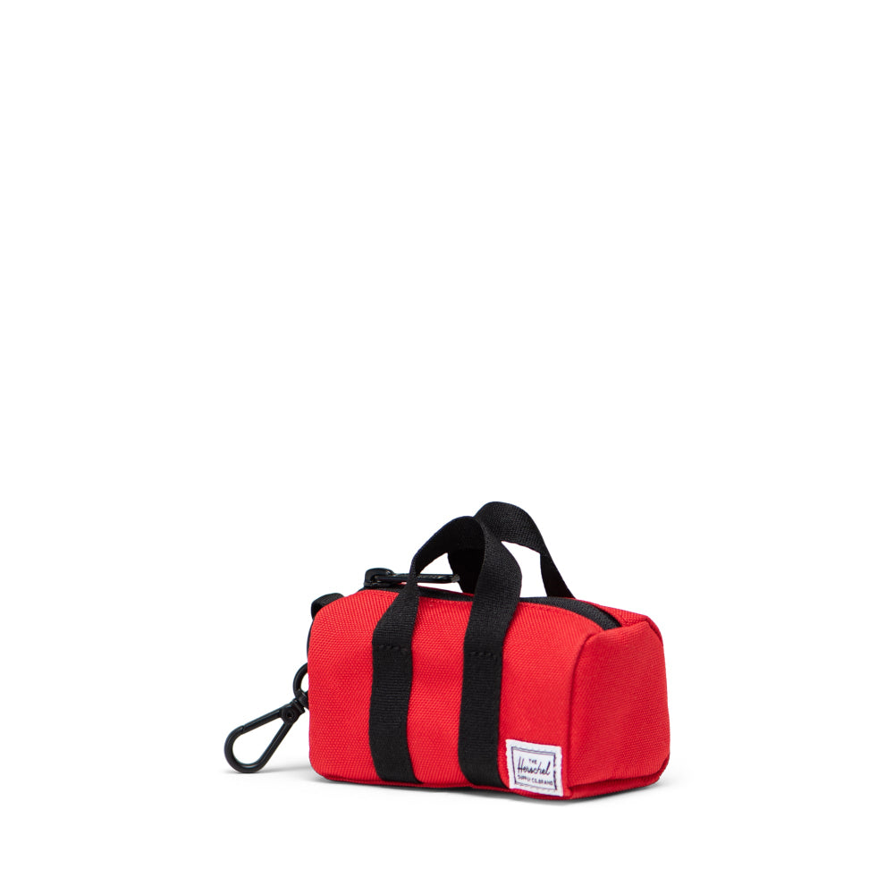 Herschel Novel Duffle Bag Charm Bright Red Angle View