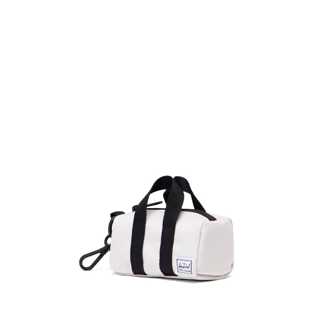 Herschel Novel Duffle Bag Charm White Angle View