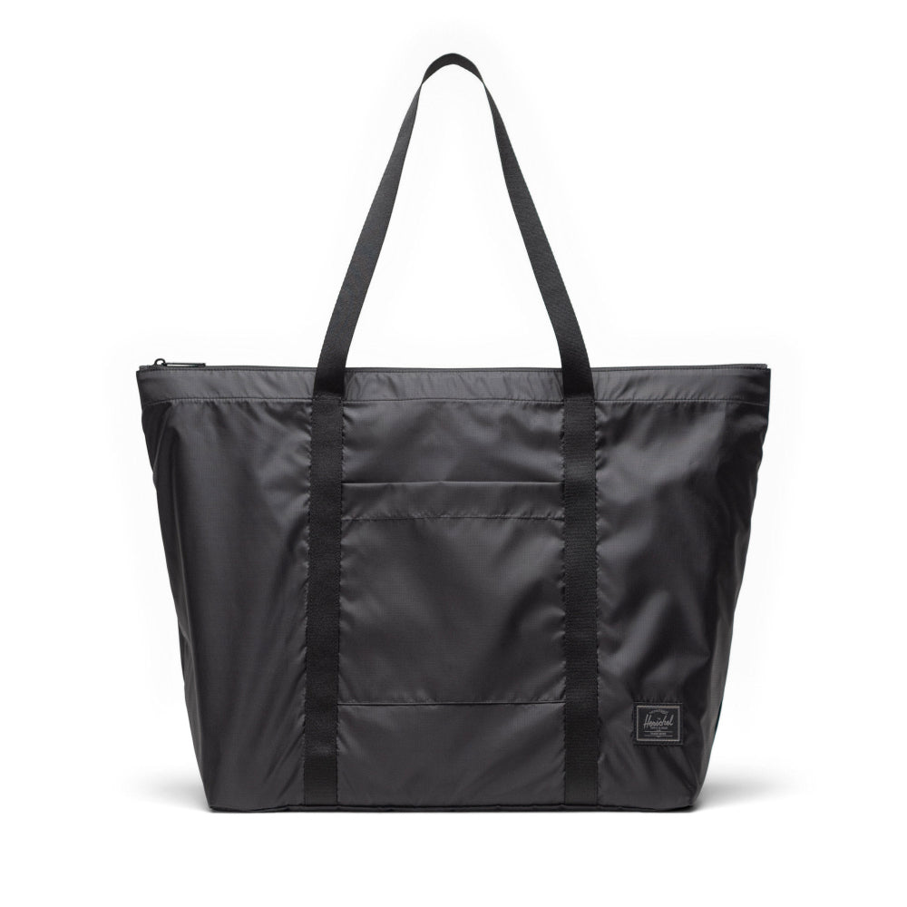 Herschel Portland Packable Tote Bag Black Tonal Front View