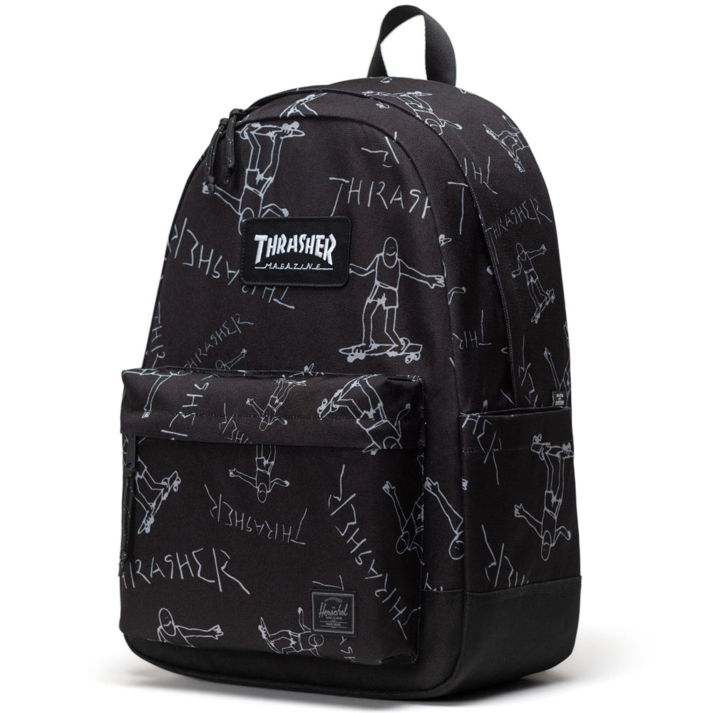 Herschel Thrasher Gonz Classic XL Backpack Black Angle