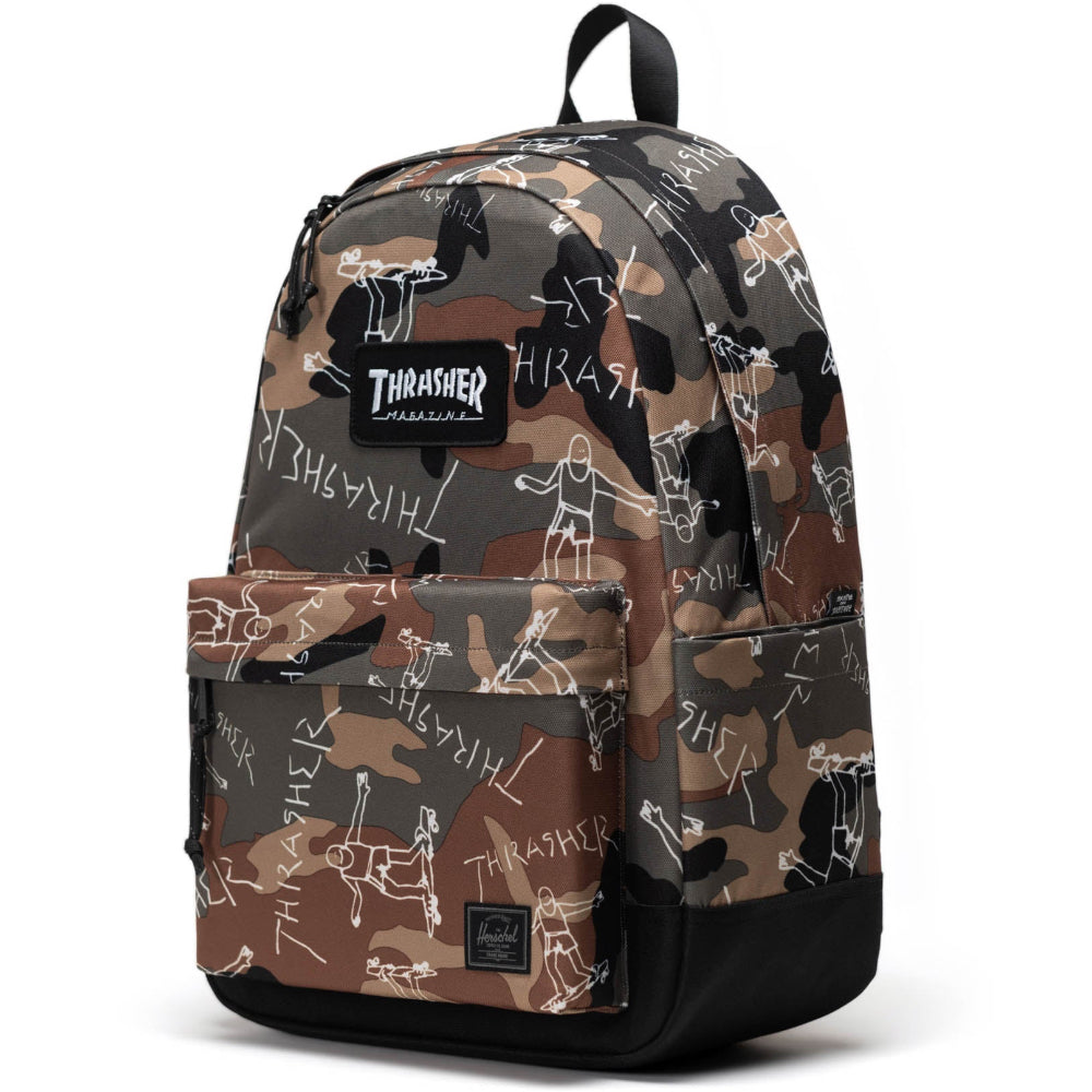 Herschel Thrasher Gonz Classic XL Backpack Woodland Camo Angle