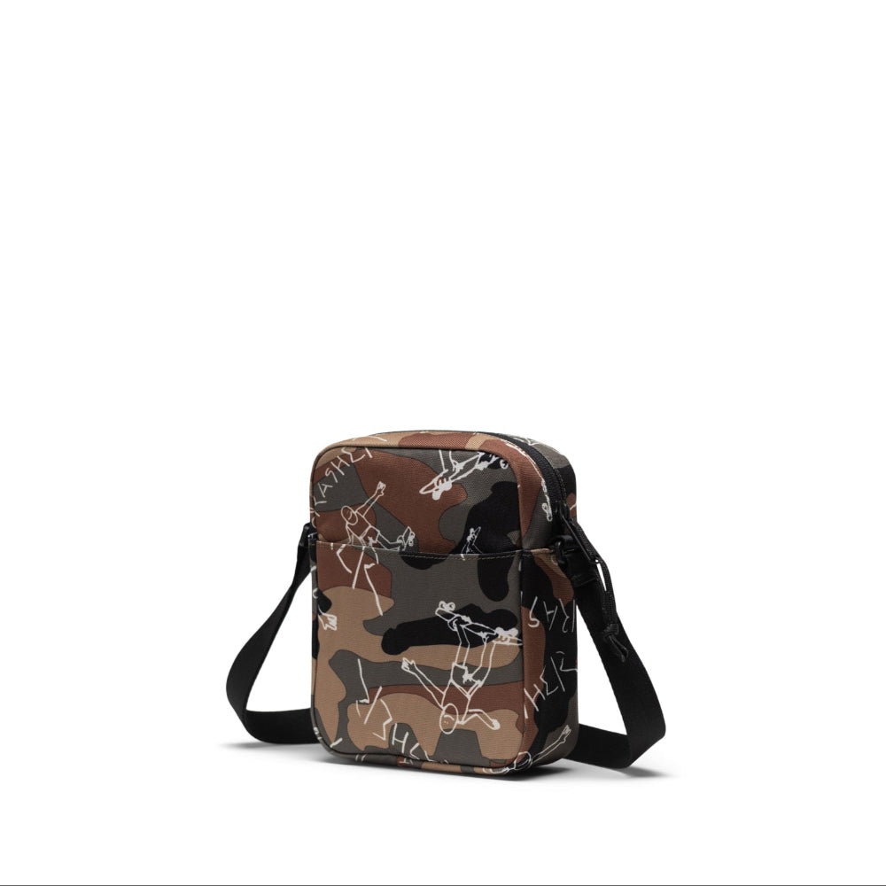 Herschel Thrasher Gonz Heritage Crossbody Woodland Camo Back