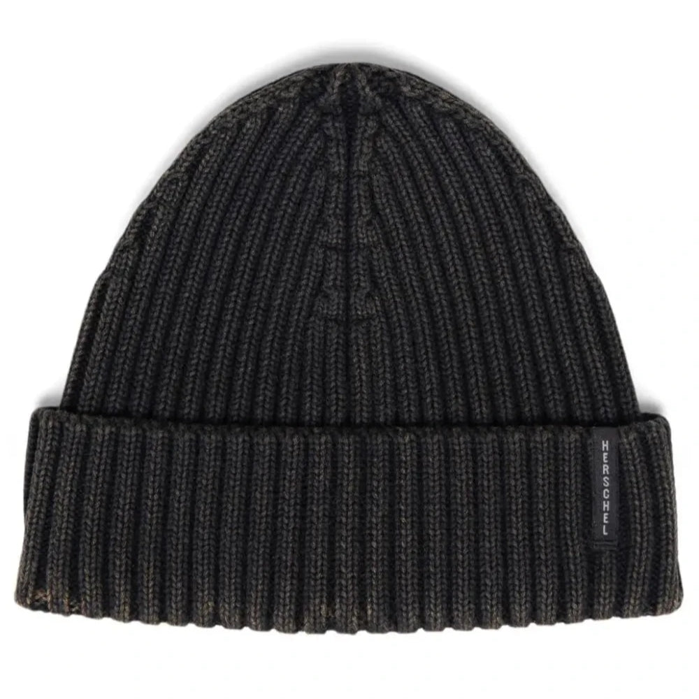 Herschel Wallace Acid Wash Beanie Black