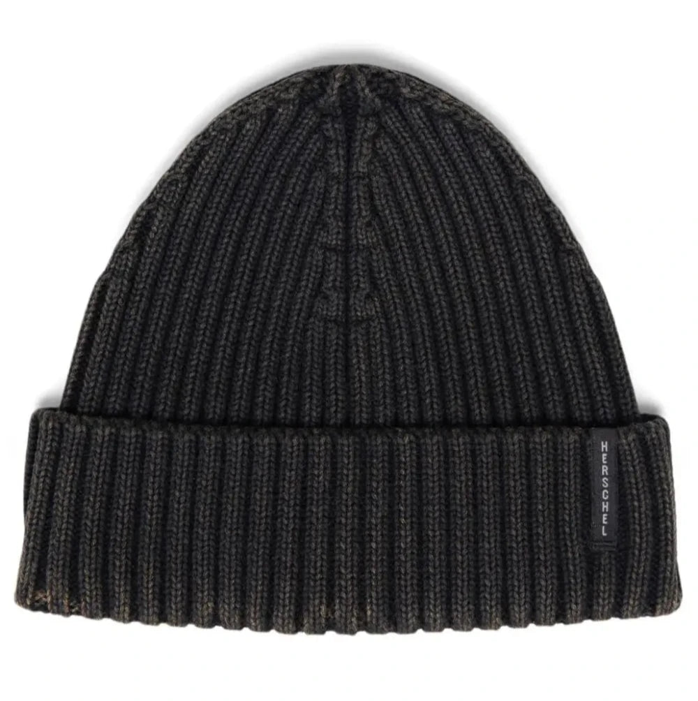 Herschel Wallace Acid Wash Beanie Black