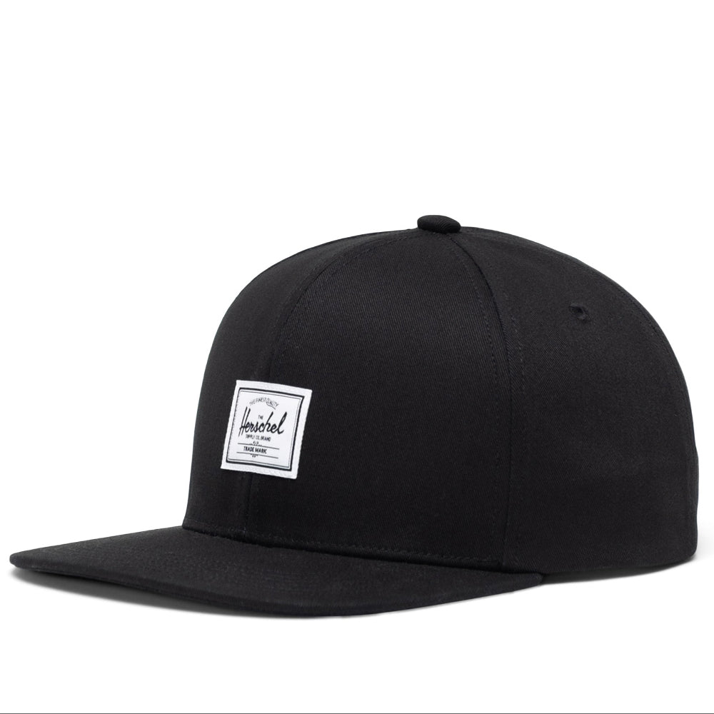 Herschel Whaler 6 Panel Cap Black