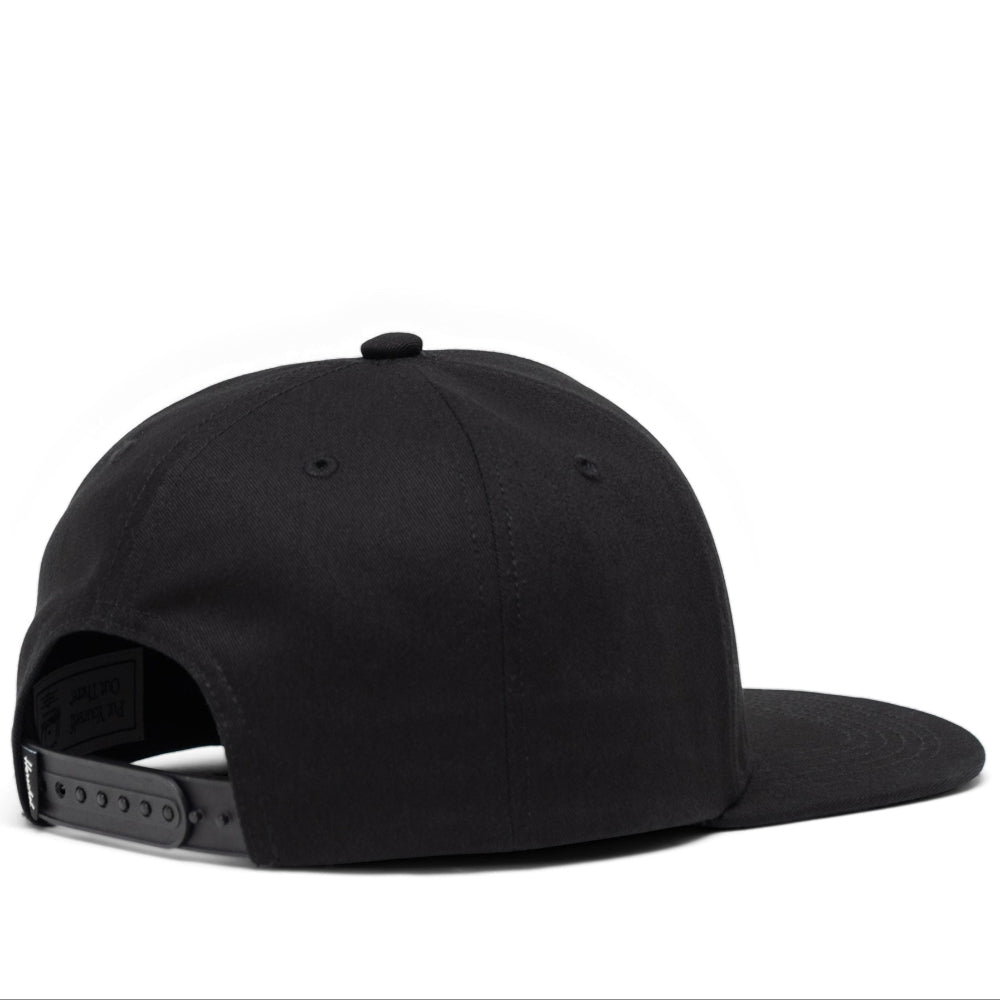 Herschel Whaler 6 Panel Cap Black Back