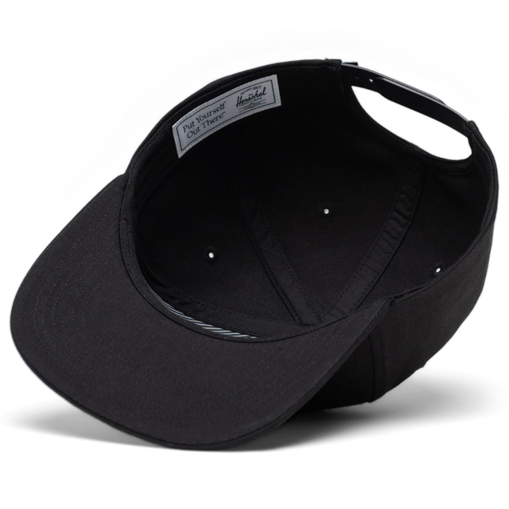 Herschel Whaler 6 Panel Cap Black Inside