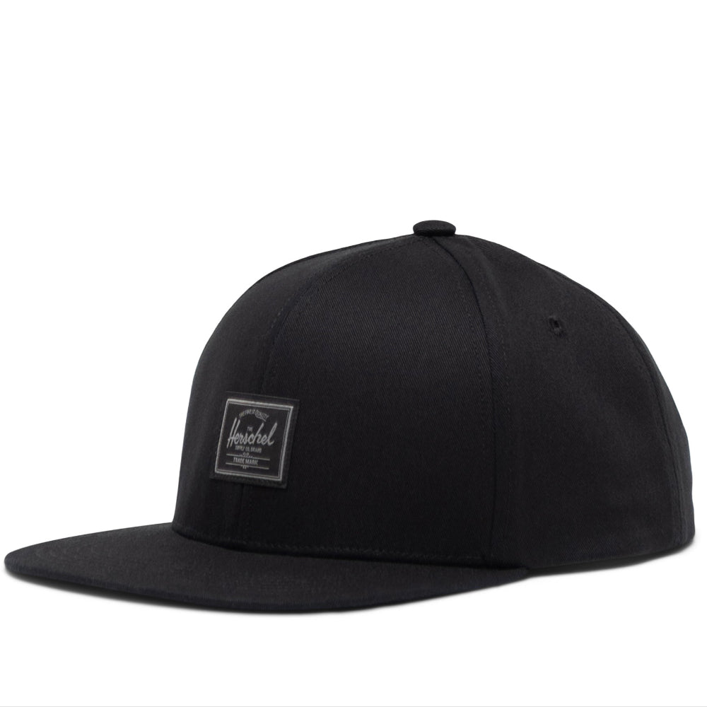 Herschel Whaler 6 Panel Cap Black Tonal