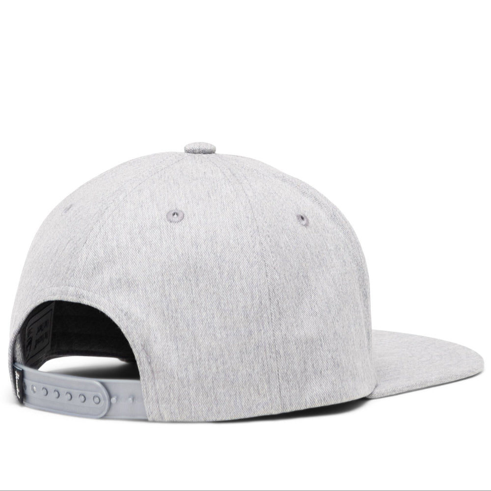 Herschel Whaler 6 Panel Cap Heather Light Grey Back