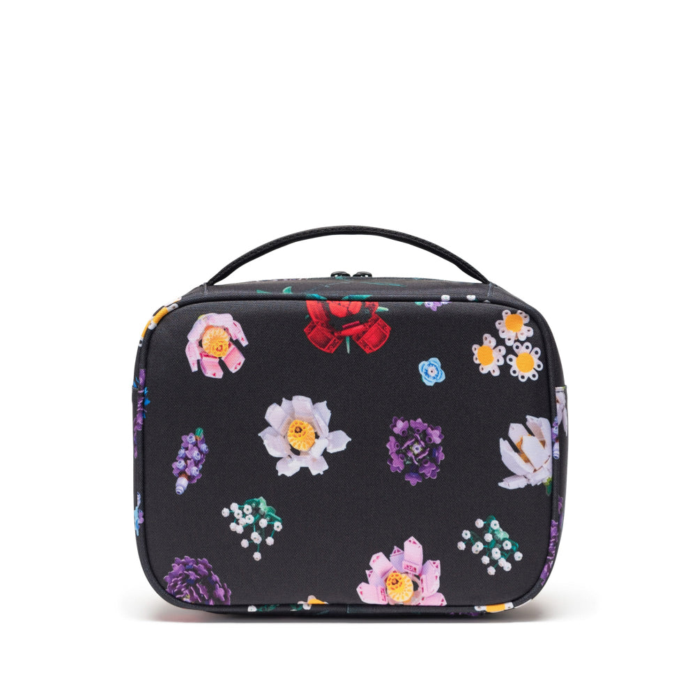 Herschel X LEGO Pop Quiz Lunch Box Falling Florals Back View