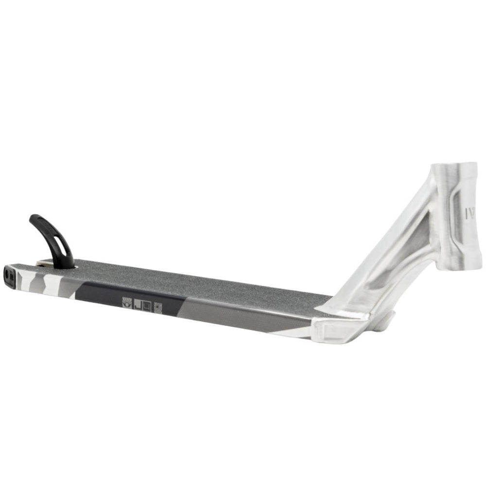 IVS Journey 4 Hydro Formed Park Scooter Deck Black / Raw Angle With Griptape