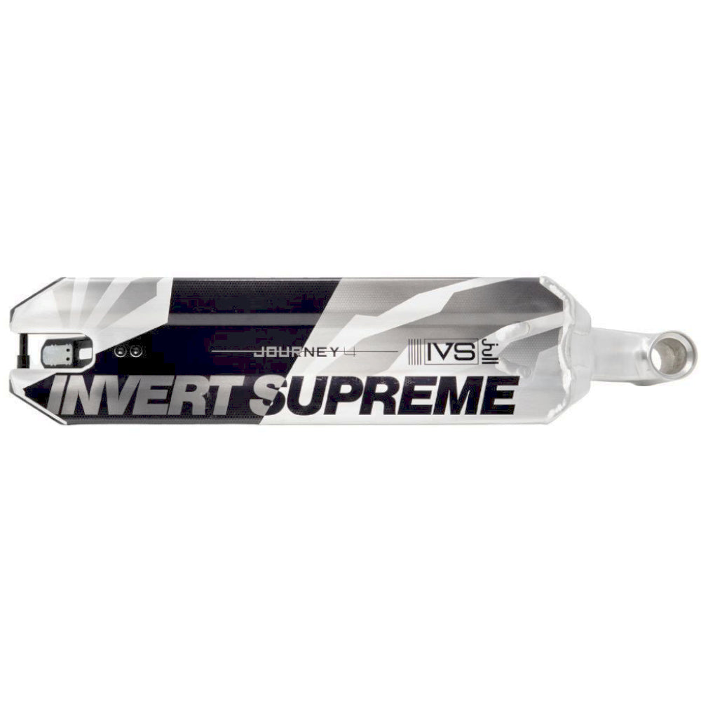 IVS Journey 4 Hydro Formed Park Scooter Deck Black / Raw Bottom Deck Design