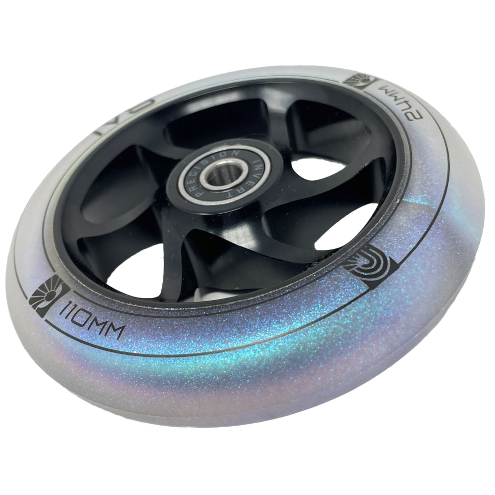 IVS Spiral 110mm Scooter Wheels Angle View