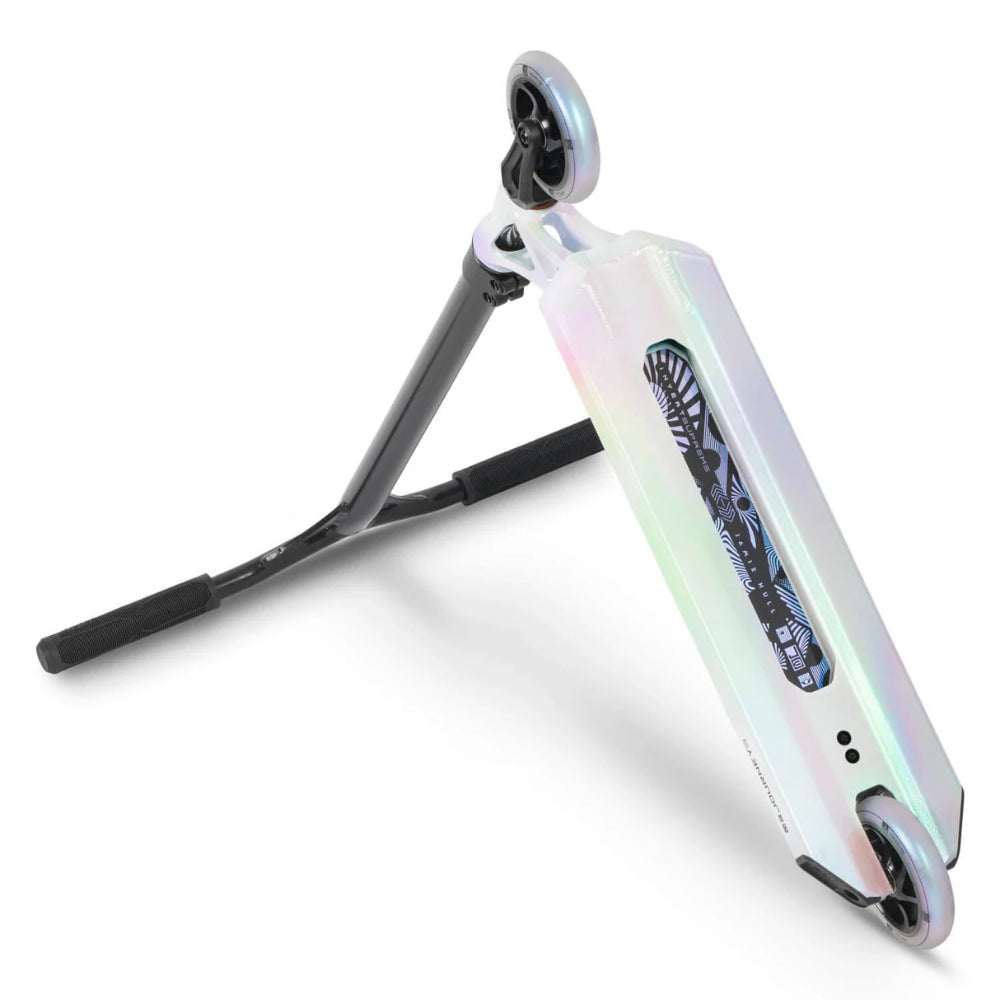 IVS journey 3 White Pearl Complete Freestyle Scooter Pyramid View