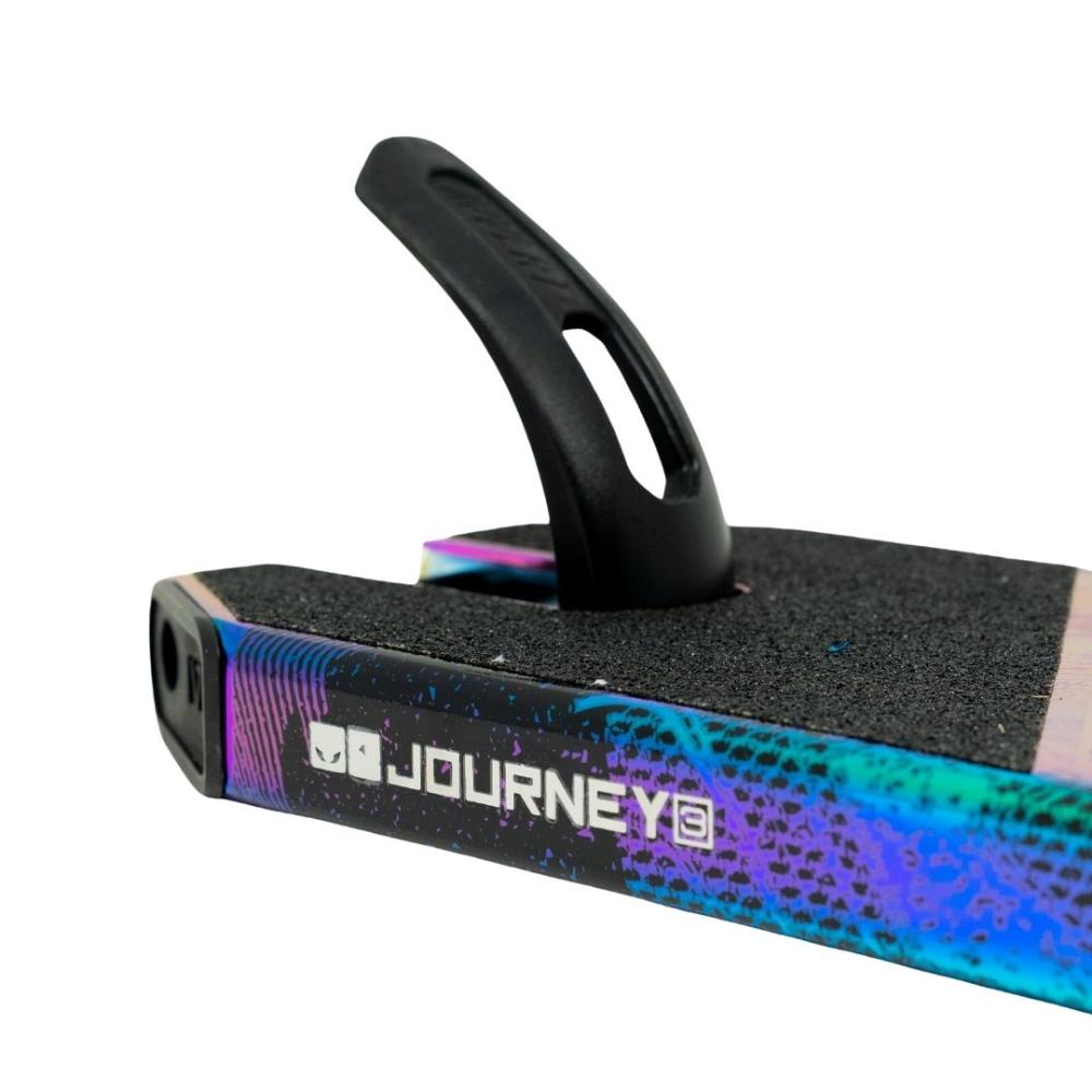 IVS Journey 3 Park Scooter Deck Neo Chrome Composite Brake Close Up