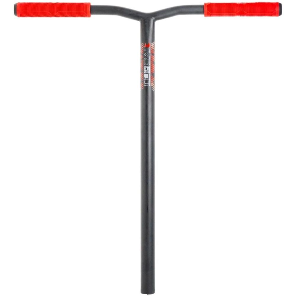 IVS Typhoon Cro-mo Scooter Bar Black Red Comes With Grips