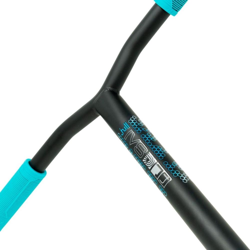 IVS Typhoon Cro-mo Scooter Bar Black Teal Close Uo