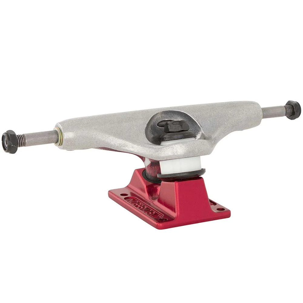 Independent Stage 11 Forged Hollow BTG Summit Silver / Red Skateboard Trucks Inside