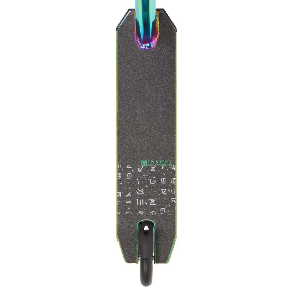 Invert Supreme 2.5-8-13 Scooter Complete Neo Green Black Griptape Design