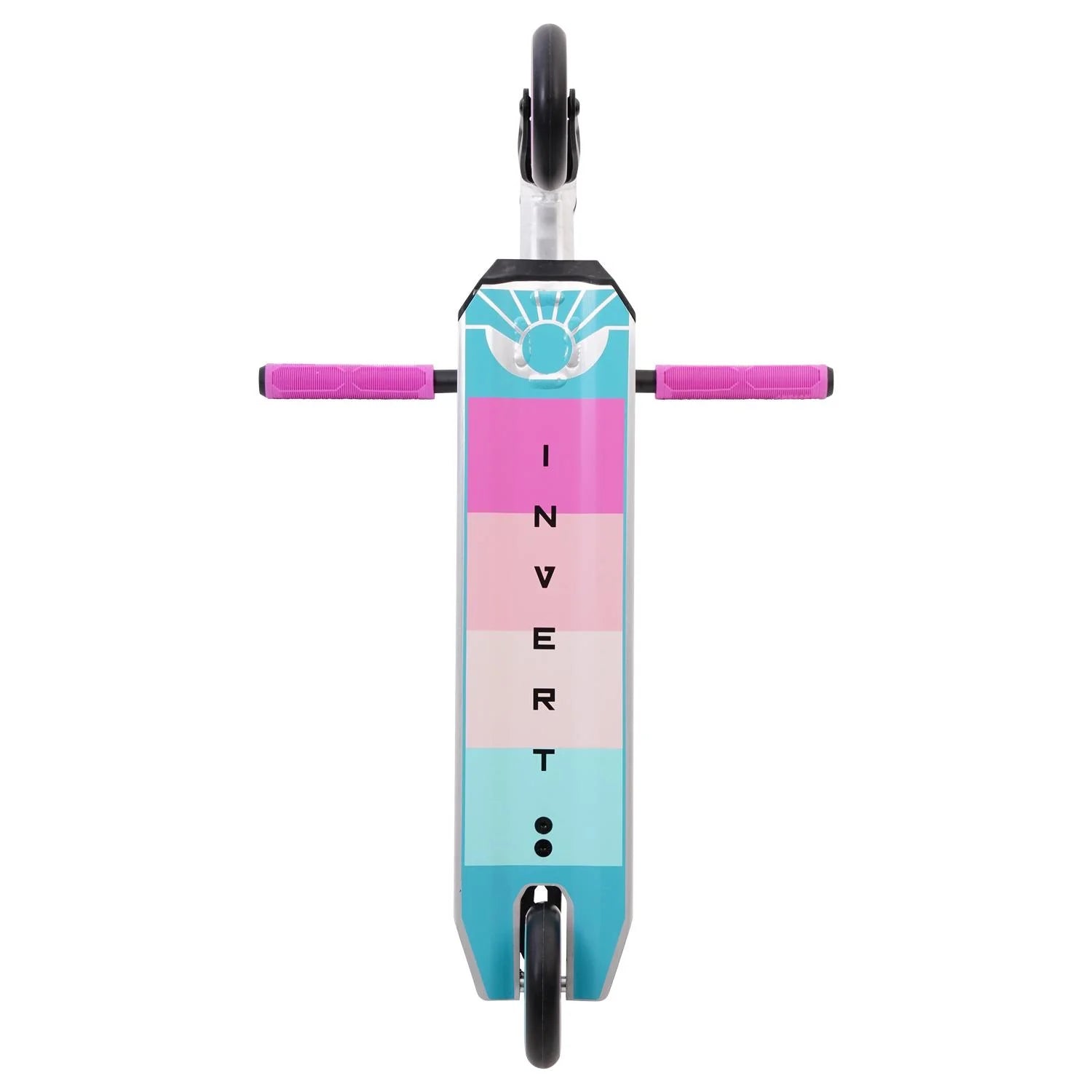 Invert Supreme 2.5-8-13 Scooter Complete Raw Black Pink Bottom Design