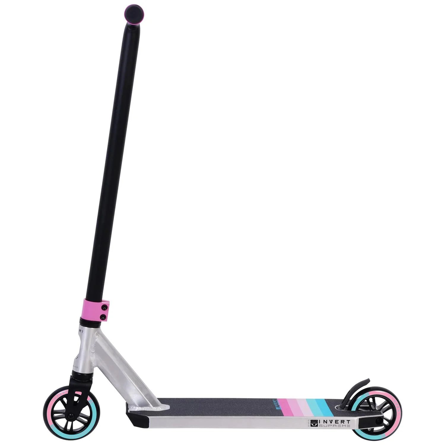 Invert Supreme 2.5-8-13 Scooter Complete Raw Black Pink Side View