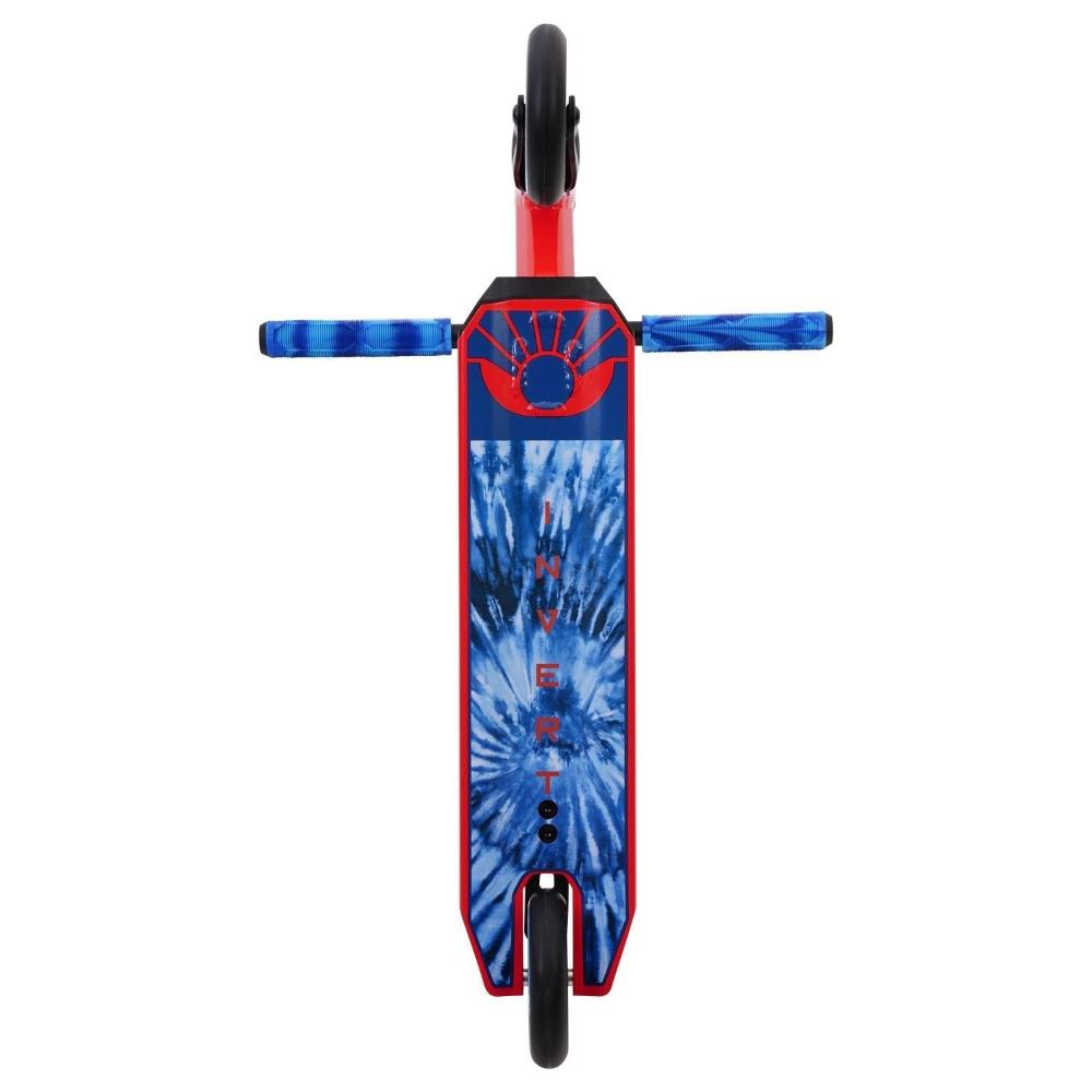 Invert Supreme Mini 1-4-8 Scooter Complete Red Blue Bottom Design