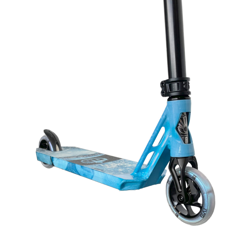 Inverted Hunter Frost Custom Scooter Close Up