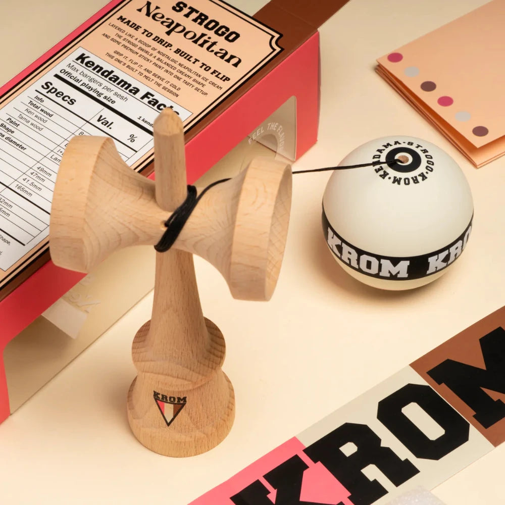 Krom Strogo Nea Vanilla Kendama With Box