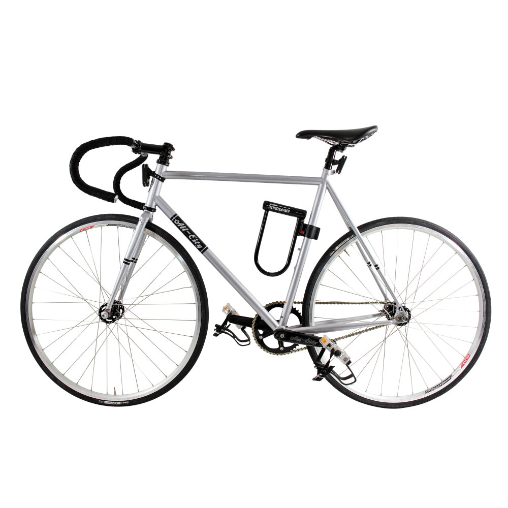 Kryptonite Keeper Standard 12mm Bicycle Lock Mounted On a bike