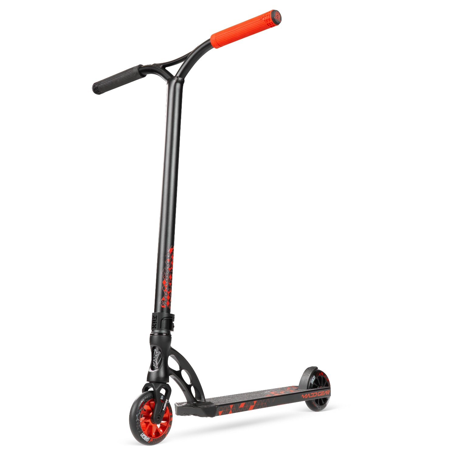 Madd Gear MGO Origin 500 Complete Scooter Trigon Red Left Angle View