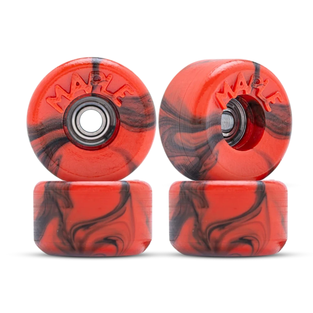 Maple Bowl Wheels Black Red