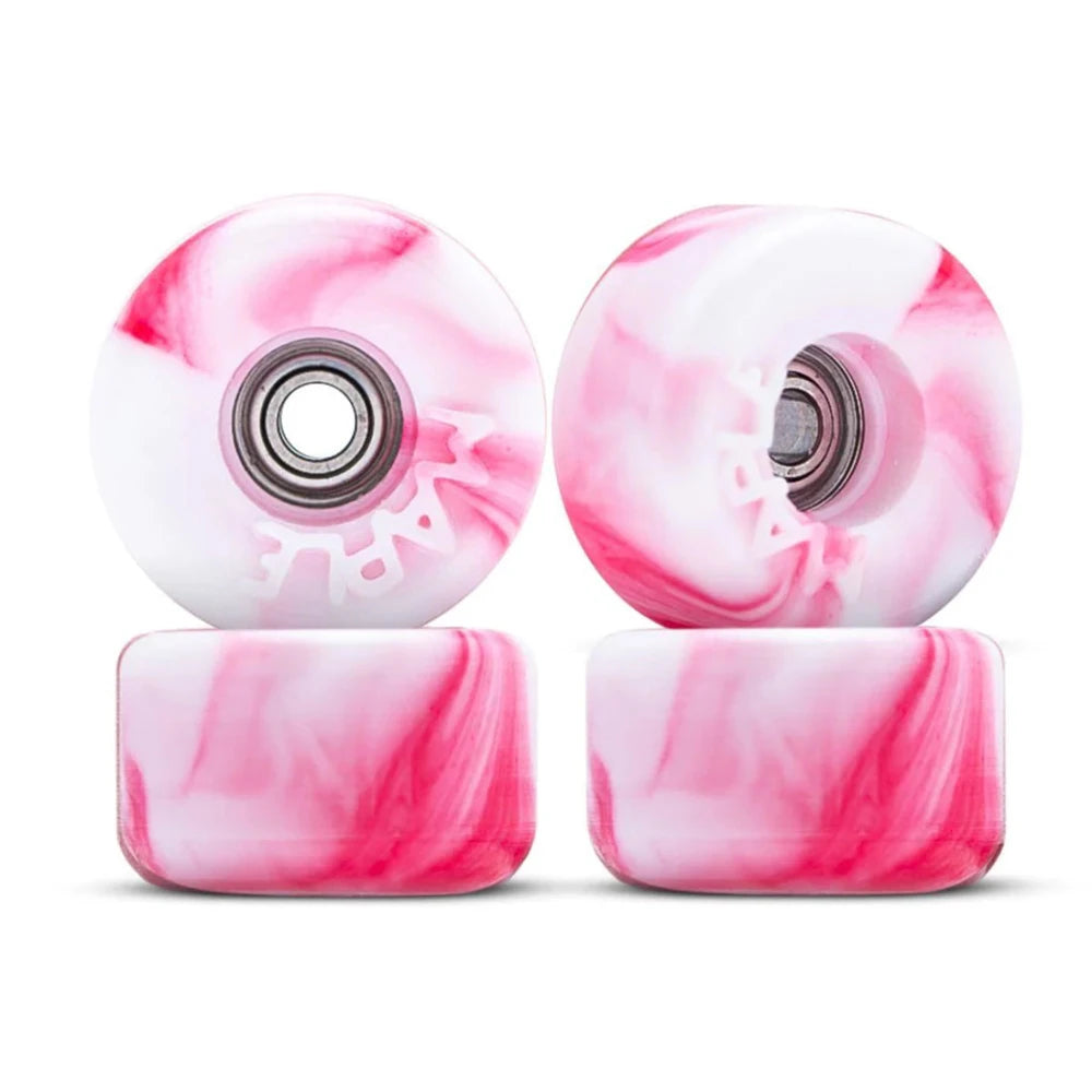 Maple Bowl Wheels Red Swirl